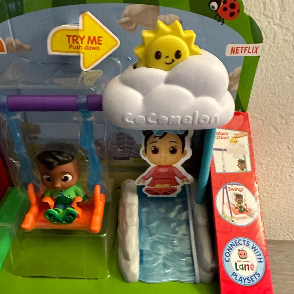 🆕CoComelon Sunny Splash Swing Playset